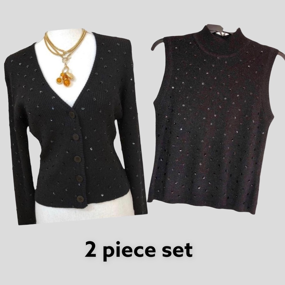 💥 Metallic Sequin 2-piece set